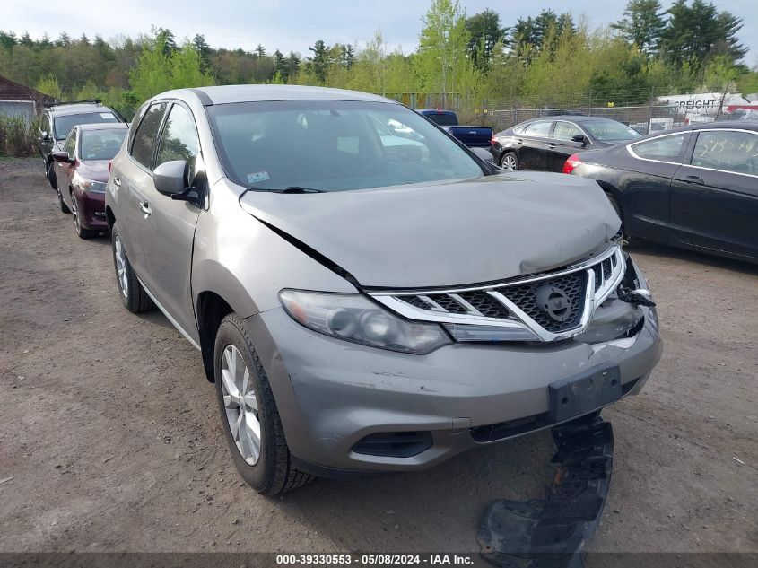 2012 Nissan Murano S VIN: JN8AZ1MW4CW211898 Lot: 39330553