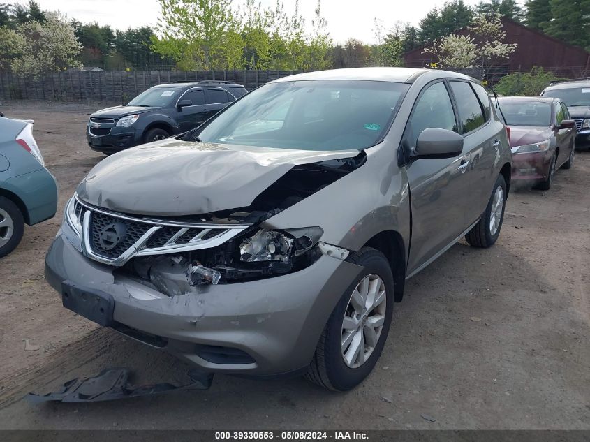 2012 Nissan Murano S VIN: JN8AZ1MW4CW211898 Lot: 39330553