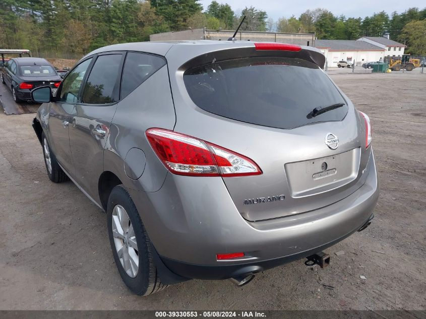 2012 Nissan Murano S VIN: JN8AZ1MW4CW211898 Lot: 39330553