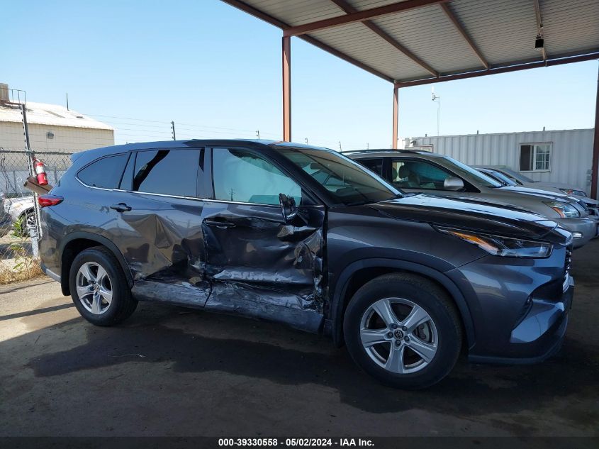 2021 Toyota Highlander Le VIN: 5TDBZRBH6MS071115 Lot: 39330558