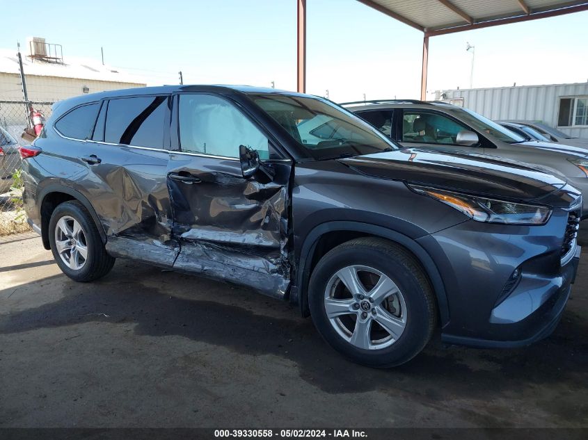 2021 Toyota Highlander Le VIN: 5TDBZRBH6MS071115 Lot: 39330558