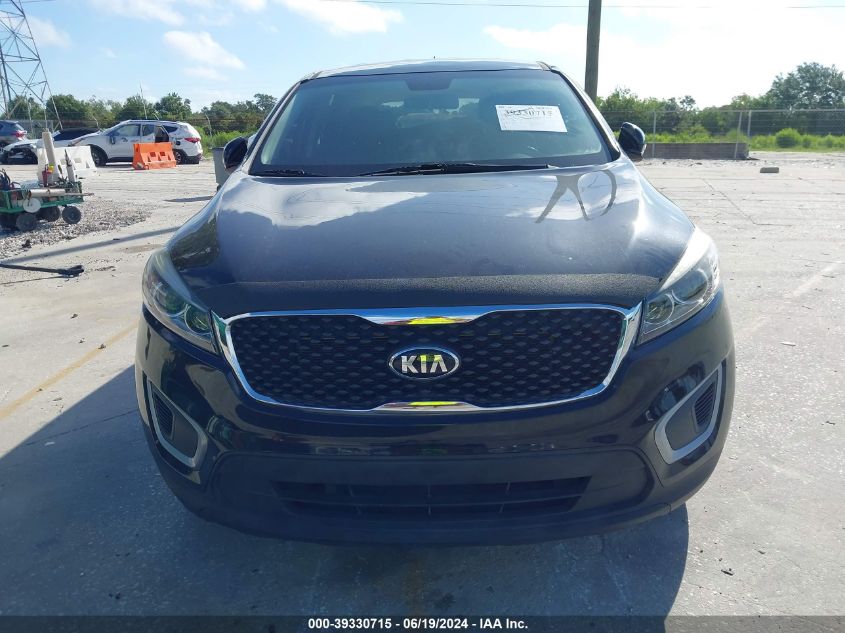 2018 Kia Sorento 2.4L L VIN: 5XYPG4A38JG424788 Lot: 39330715