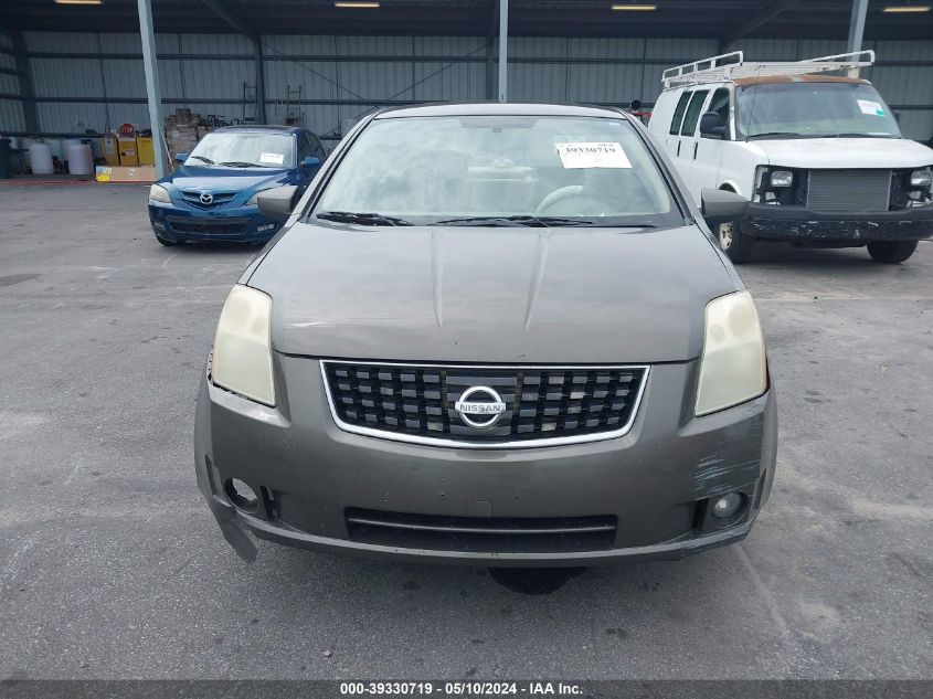 2008 Nissan Sentra 2.0S VIN: 3N1AB61E98L745620 Lot: 39330719