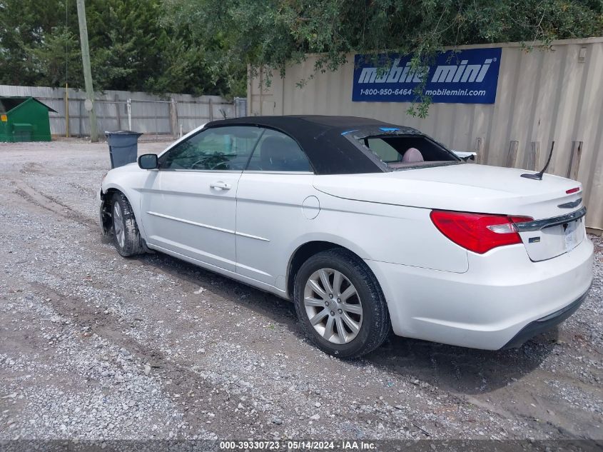 2012 Chrysler 200 Touring VIN: 1C3BCBEG2CN234587 Lot: 39330723