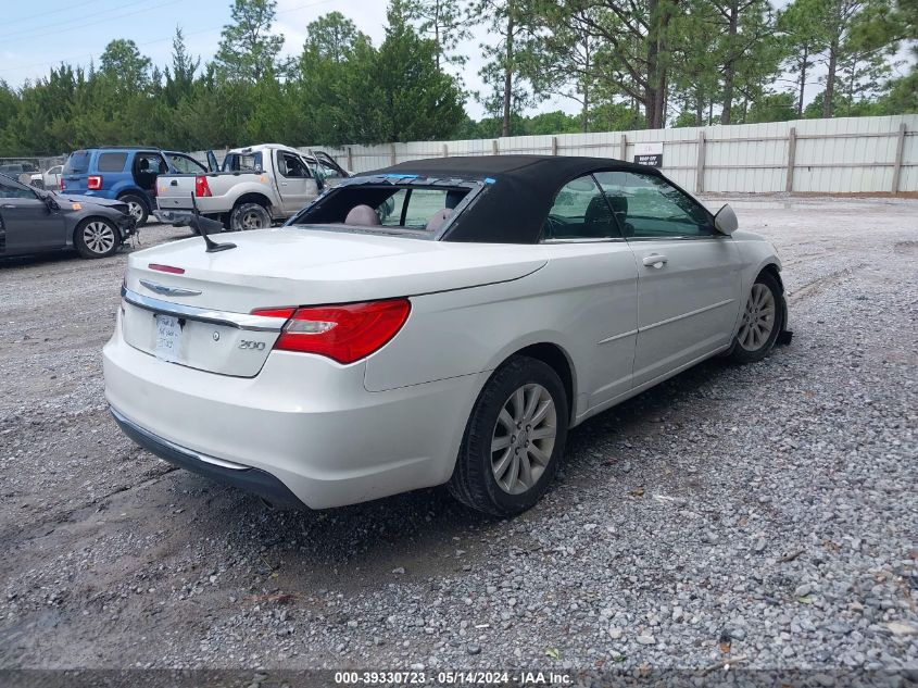 2012 Chrysler 200 Touring VIN: 1C3BCBEG2CN234587 Lot: 39330723