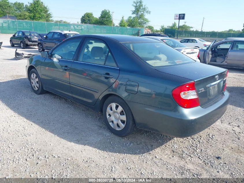 2003 Toyota Camry Le VIN: 4T1BE32K63U672633 Lot: 39330725