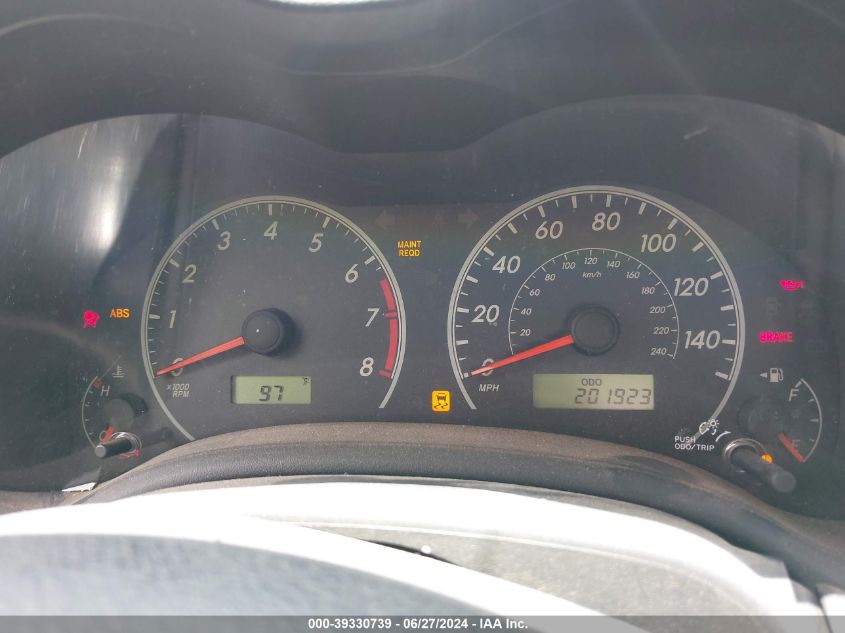 2011 Toyota Corolla Le VIN: JTDBU4EE4B9157618 Lot: 39330739