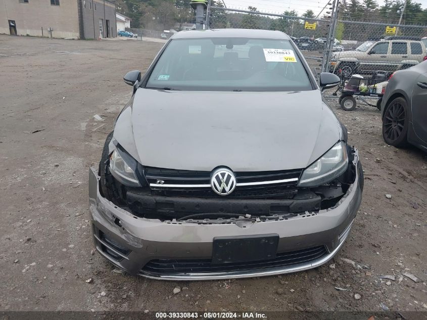 2015 Volkswagen Golf R 4-Door VIN: WVWLF7AU0FW331964 Lot: 39330843