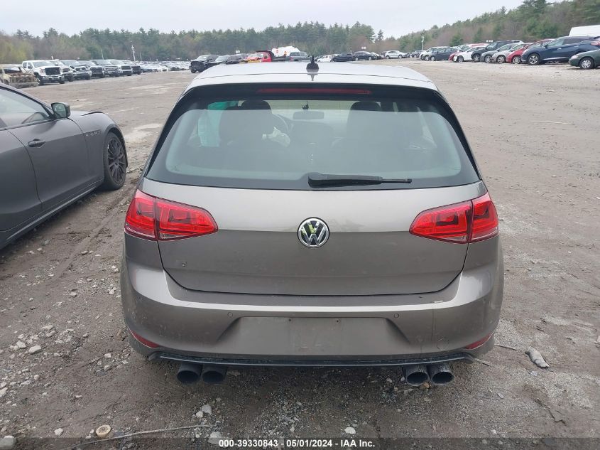 2015 Volkswagen Golf R 4-Door VIN: WVWLF7AU0FW331964 Lot: 39330843