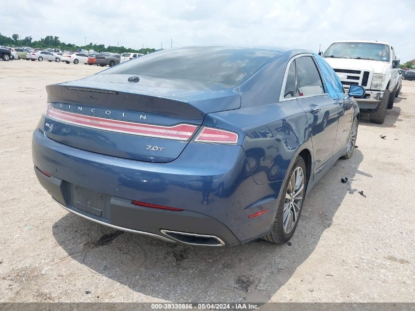 2019 Lincoln Mkz Reserve I VIN: 3LN6L5C94KR628392 Lot: 39330886