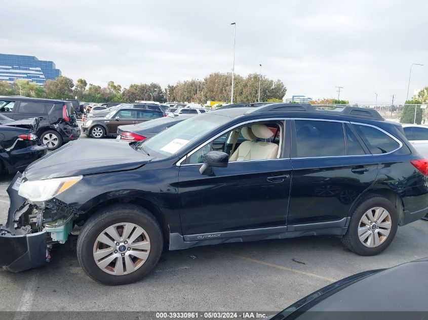 2015 Subaru Outback 2.5I Premium VIN: 4S4BSACC6F3314219 Lot: 39330961