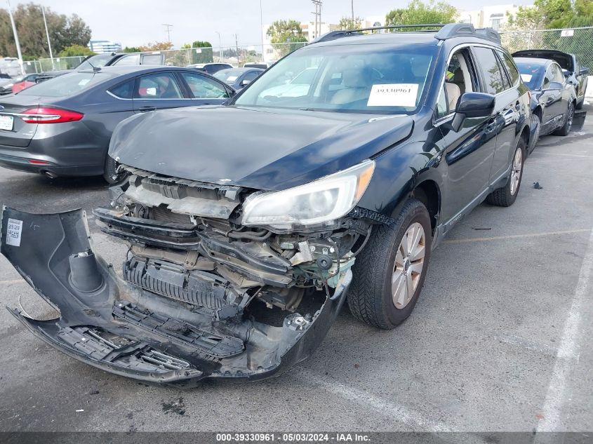 2015 Subaru Outback 2.5I Premium VIN: 4S4BSACC6F3314219 Lot: 39330961