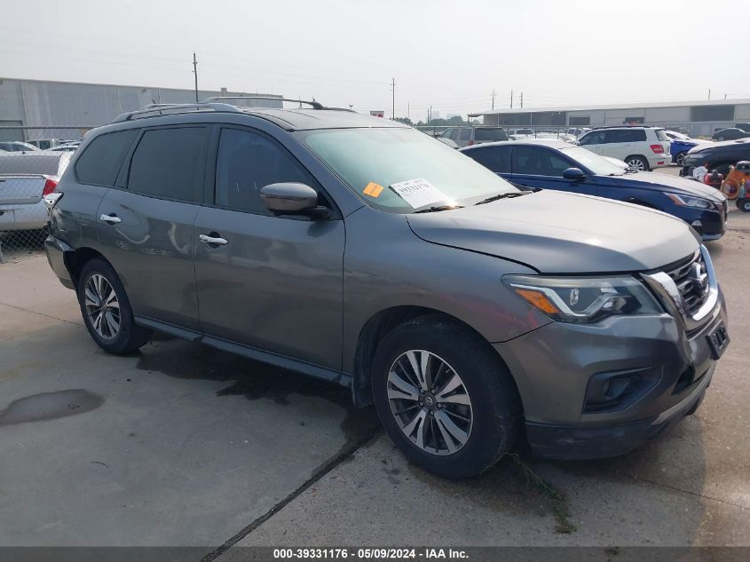 2017 Nissan Pathfinder Sl VIN: 5N1DR2MNXHC901942 Lot: 39331176