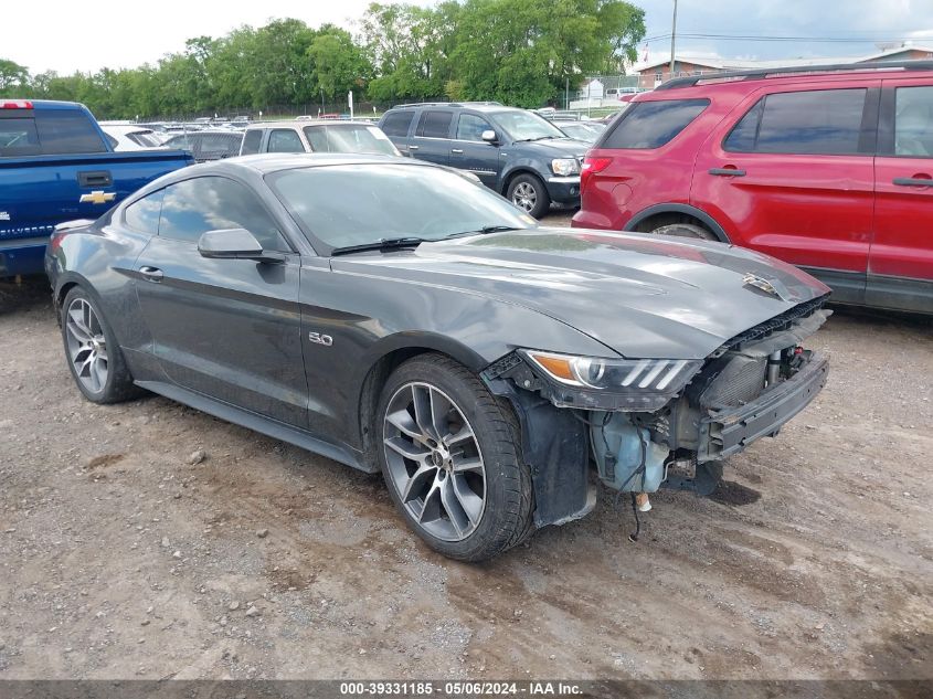 2016 Ford Mustang Gt Premium VIN: 1FA6P8CF9G5271646 Lot: 39331185