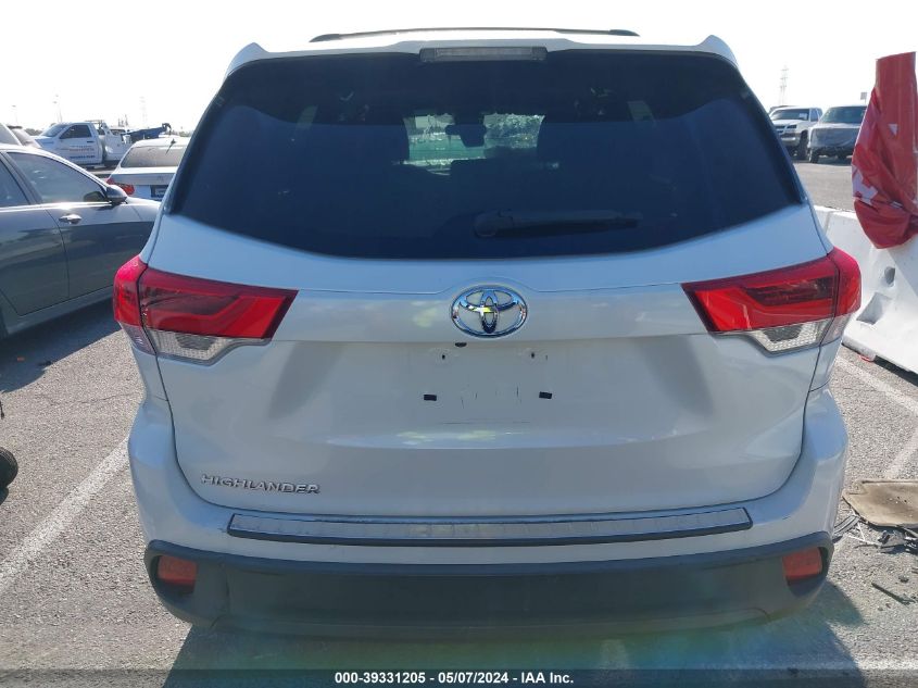 2018 Toyota Highlander Le VIN: 5TDZARFH2JS041086 Lot: 39331205