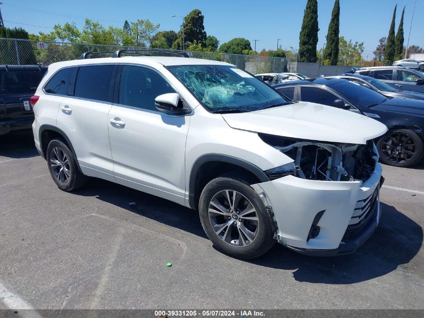 2018 Toyota Highlander Le VIN: 5TDZARFH2JS041086 Lot: 39331205