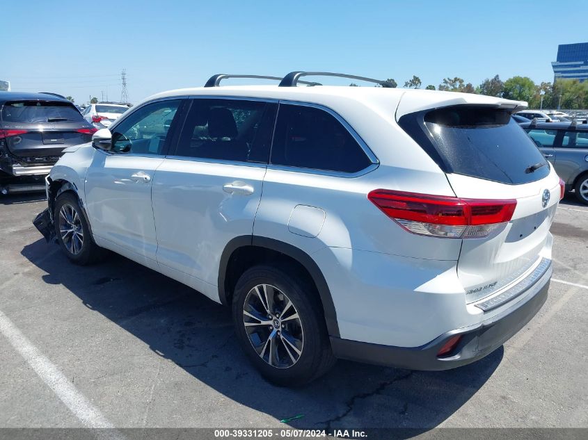 2018 Toyota Highlander Le VIN: 5TDZARFH2JS041086 Lot: 39331205