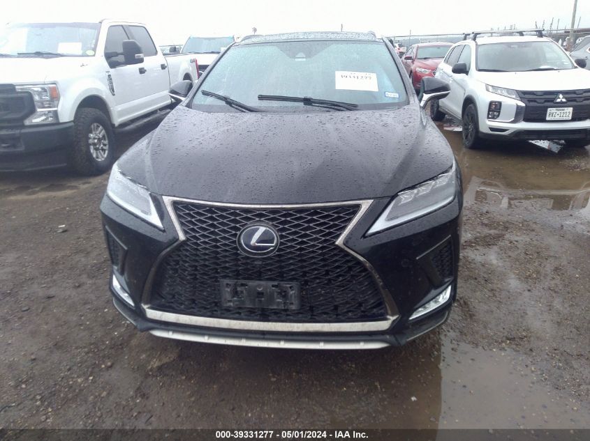 2020 Lexus Rx 450H F Sport Performance VIN: 2T2YGMDA2LC050316 Lot: 39331277