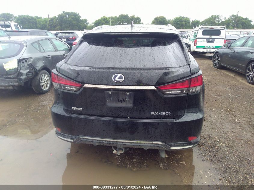 2020 Lexus Rx 450H F Sport Performance VIN: 2T2YGMDA2LC050316 Lot: 39331277