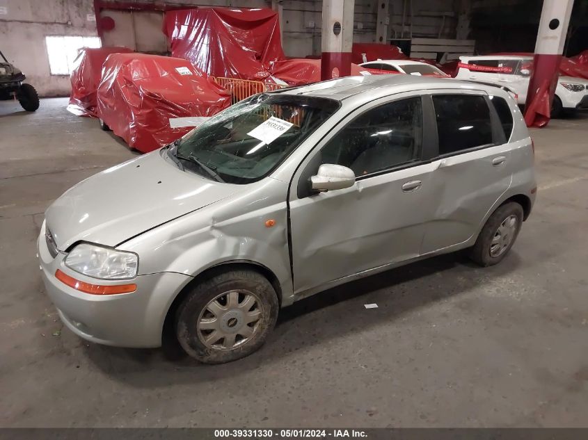 2005 Chevrolet Aveo Lt VIN: KL1TG62665B300366 Lot: 39331330