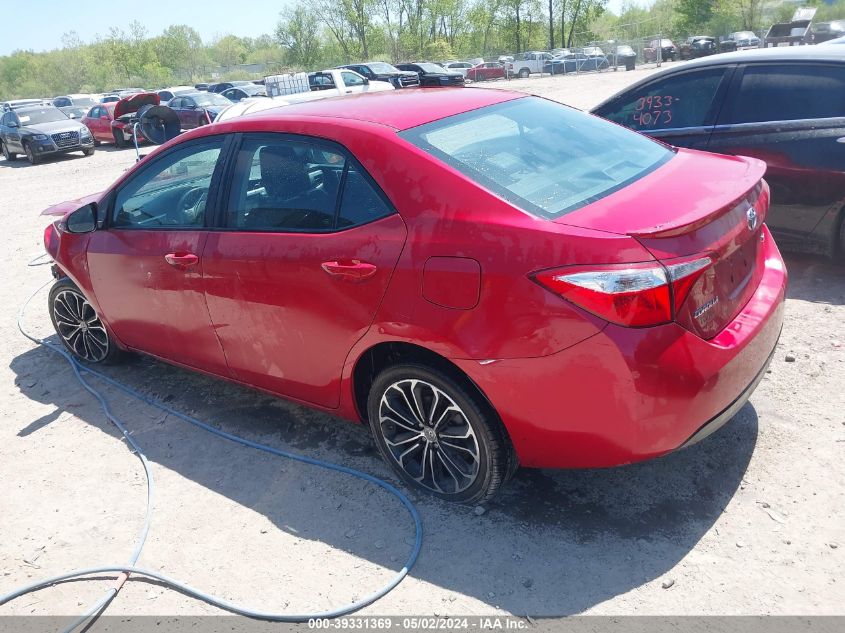 2016 Toyota Corolla S Plus VIN: 2T1BURHE0GC600261 Lot: 39331369