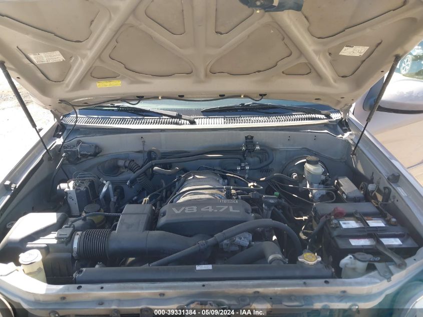 2002 Toyota Sequoia Sr5 V8 VIN: 5TDZT34A42S089445 Lot: 39331384