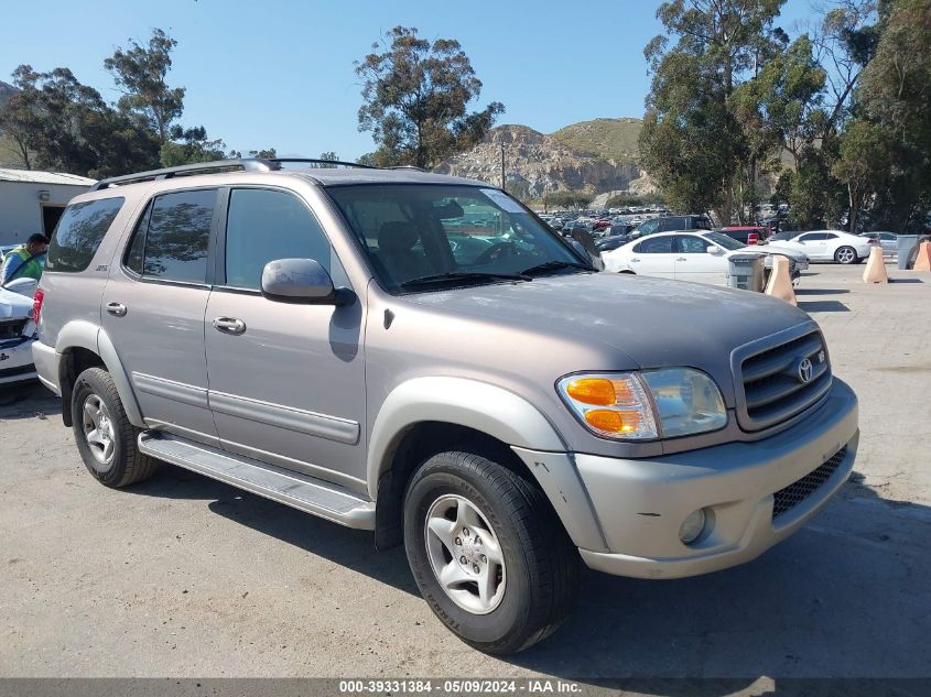 2002 Toyota Sequoia Sr5 V8 VIN: 5TDZT34A42S089445 Lot: 39331384