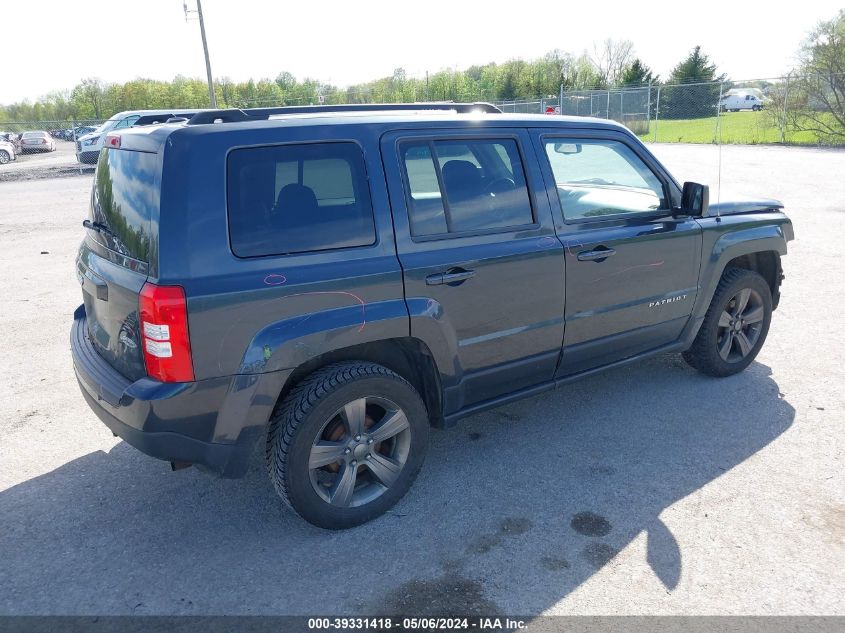 2014 Jeep Patriot High Altitude VIN: 1C4NJPFA3ED696963 Lot: 39331418