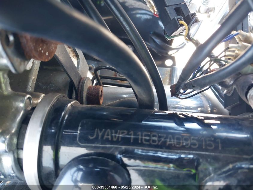 2007 Yamaha Xvs1100 VIN: JYAVP11E87A095151 Lot: 39331460