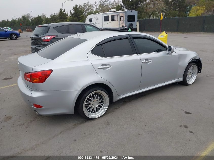 2008 Lexus Is 250 VIN: JTHBK262X85077298 Lot: 39331479