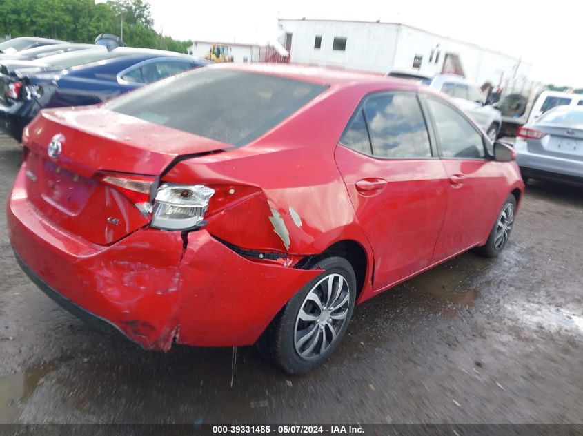 2017 Toyota Corolla Le VIN: 2T1BURHEXHC953642 Lot: 39331485