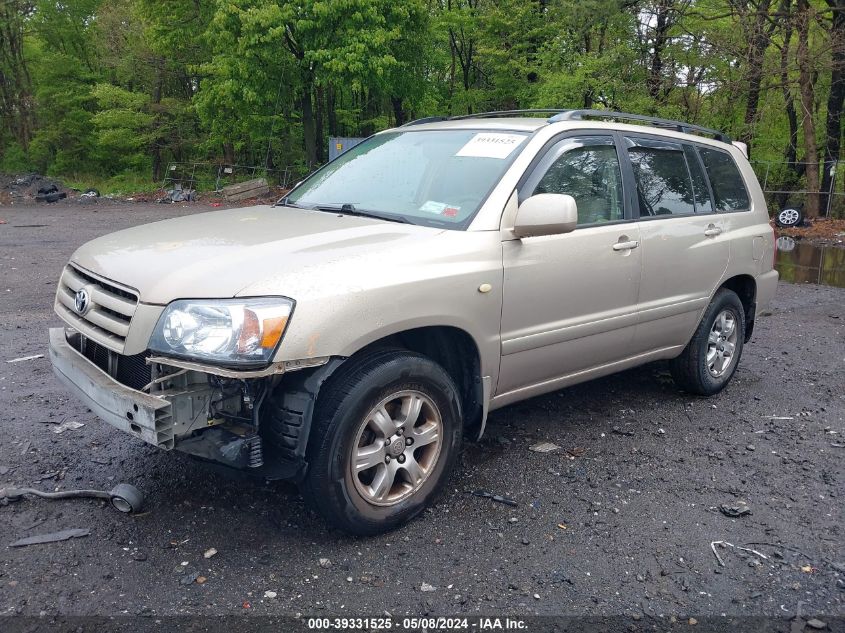 JTEEP21A240002175 2004 Toyota Highlander V6