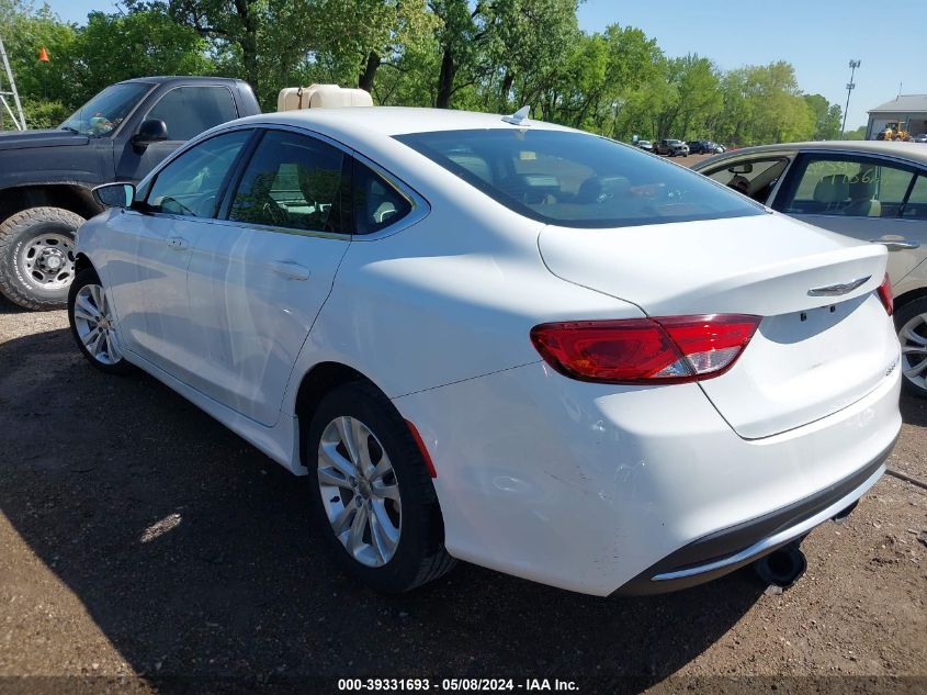 2016 Chrysler 200 Limited Platinum VIN: 1C3CCCAB0GN195377 Lot: 39331693