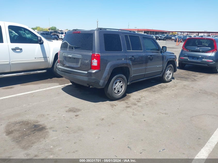 2014 JEEP PATRIOT SPORT - 1C4NJRBB1ED884004