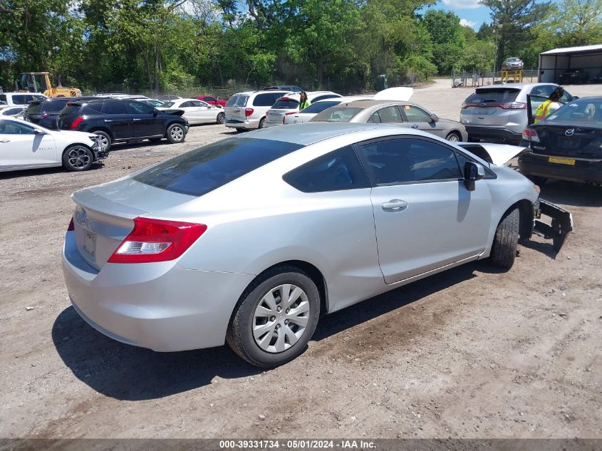 2012 Honda Civic Lx VIN: 2HGFG3B59CH503625 Lot: 39331734