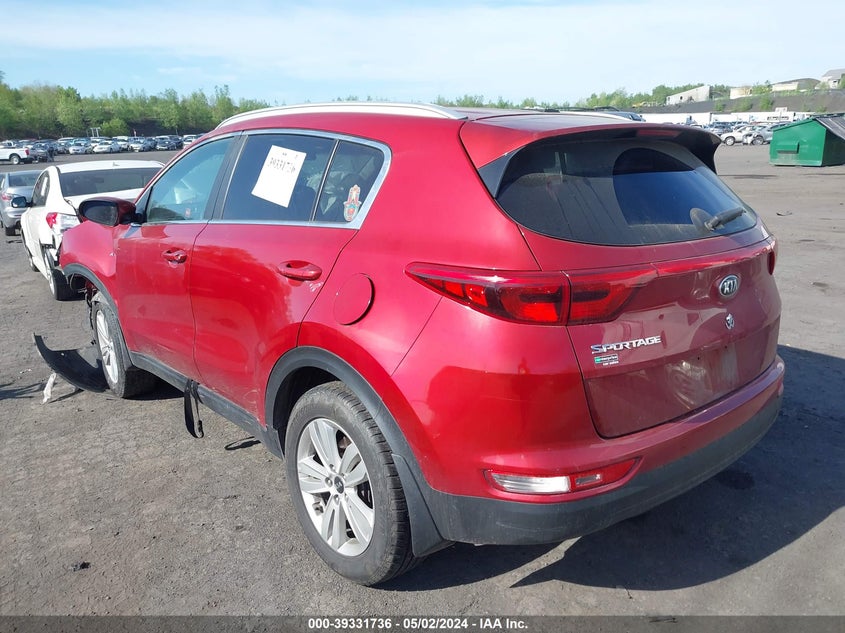VIN KNDPMCAC1J7391701 2018 KIA SPORTAGE LX