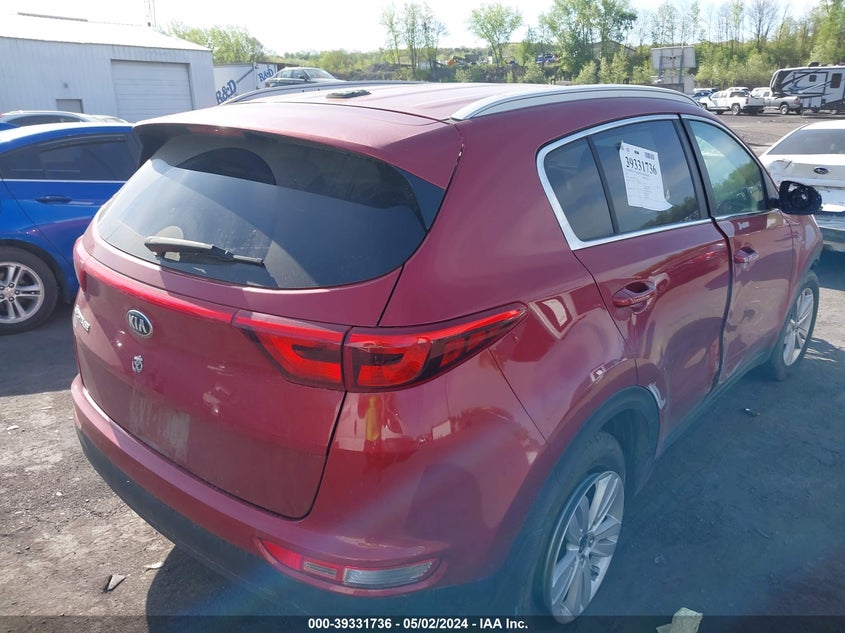 VIN KNDPMCAC1J7391701 2018 KIA SPORTAGE LX
