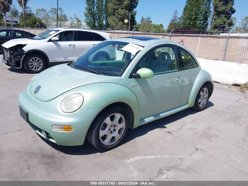 2002 Volkswagen New Beetle Glx VIN: 3VWDD21C72M402590 Lot: 39331743