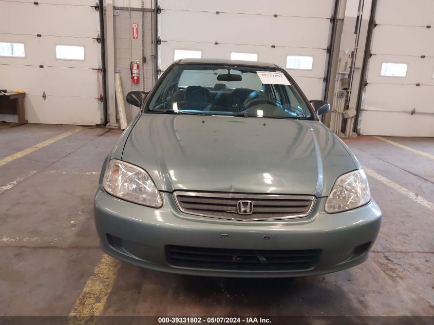 2000 Honda Civic Lx VIN: 1HGEJ6679YL045461 Lot: 39331802