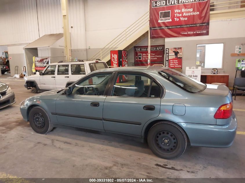 2000 Honda Civic Lx VIN: 1HGEJ6679YL045461 Lot: 39331802