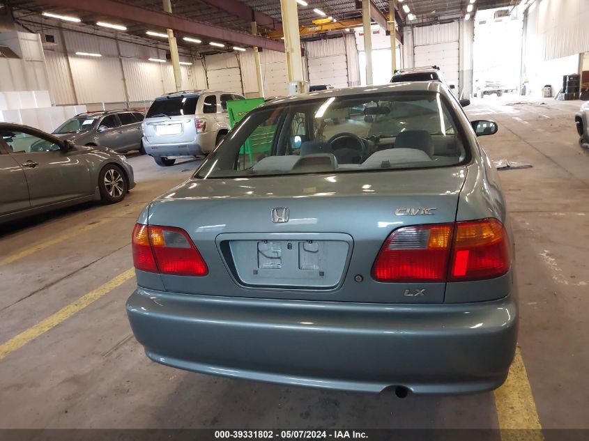 2000 Honda Civic Lx VIN: 1HGEJ6679YL045461 Lot: 39331802