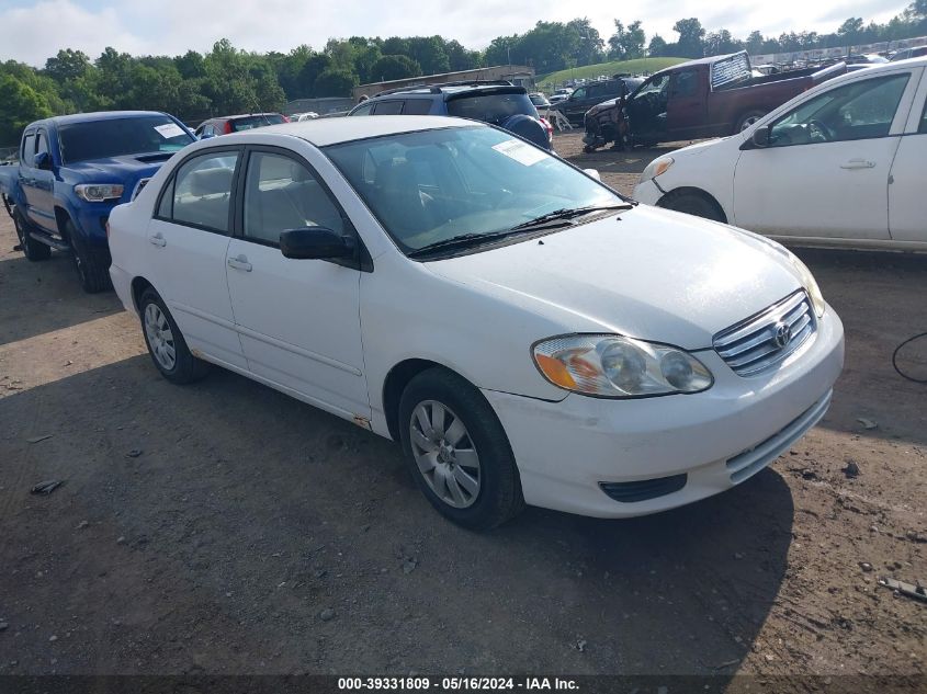 2004 Toyota Corolla Le VIN: 1NXBR32E84Z238780 Lot: 39331809