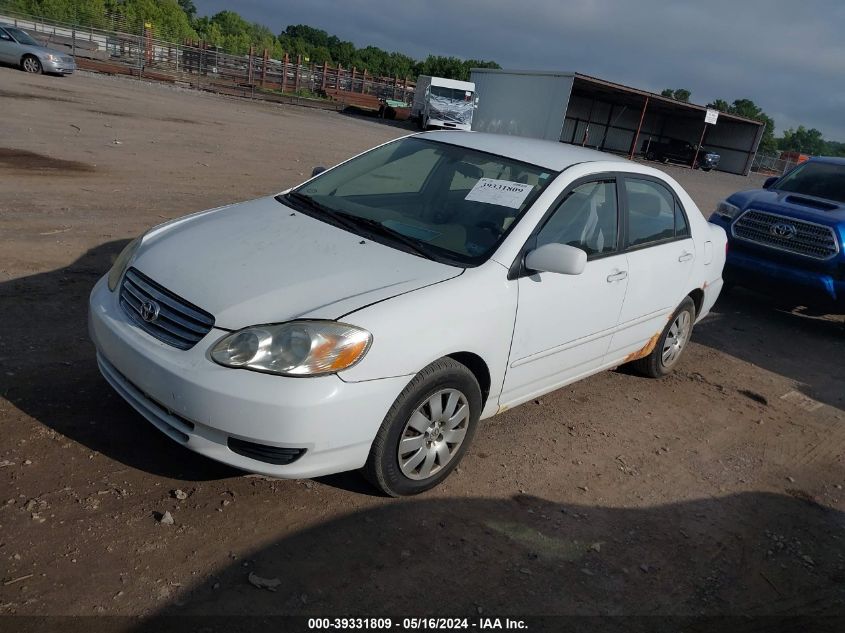 2004 Toyota Corolla Le VIN: 1NXBR32E84Z238780 Lot: 39331809