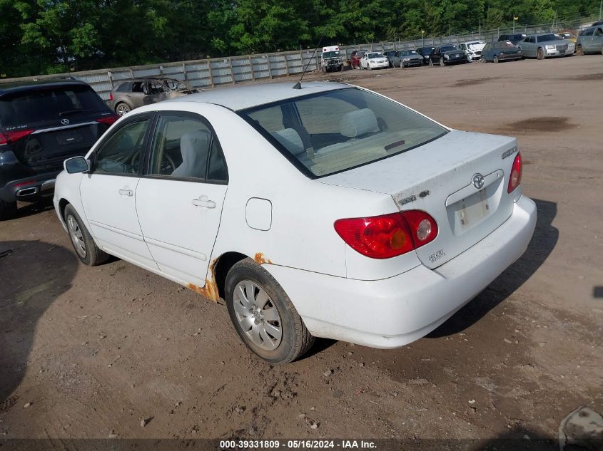 2004 Toyota Corolla Le VIN: 1NXBR32E84Z238780 Lot: 39331809