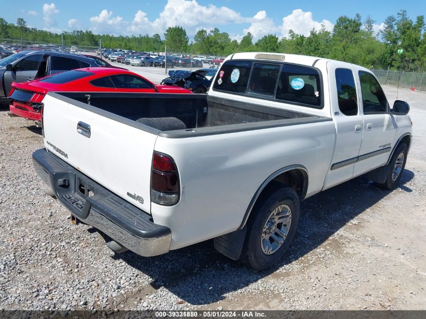 2004 Toyota Tundra Sr5 V8 VIN: 5TBRT34124S449176 Lot: 39331850