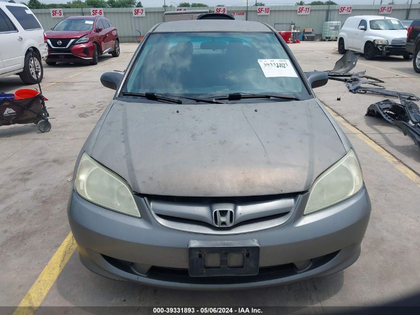 2004 Honda Civic Lx VIN: 2HGES15584H501747 Lot: 39331893