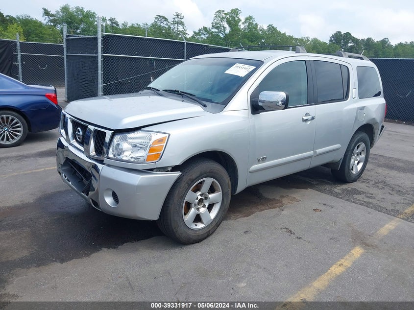2006 Nissan Armada Se VIN: 5N1AA08A86N702881 Lot: 39331917