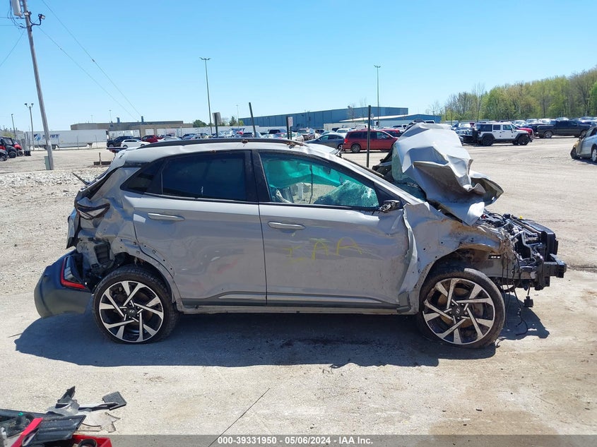2022 HYUNDAI KONA LIMITED - KM8K5CA35NU879687