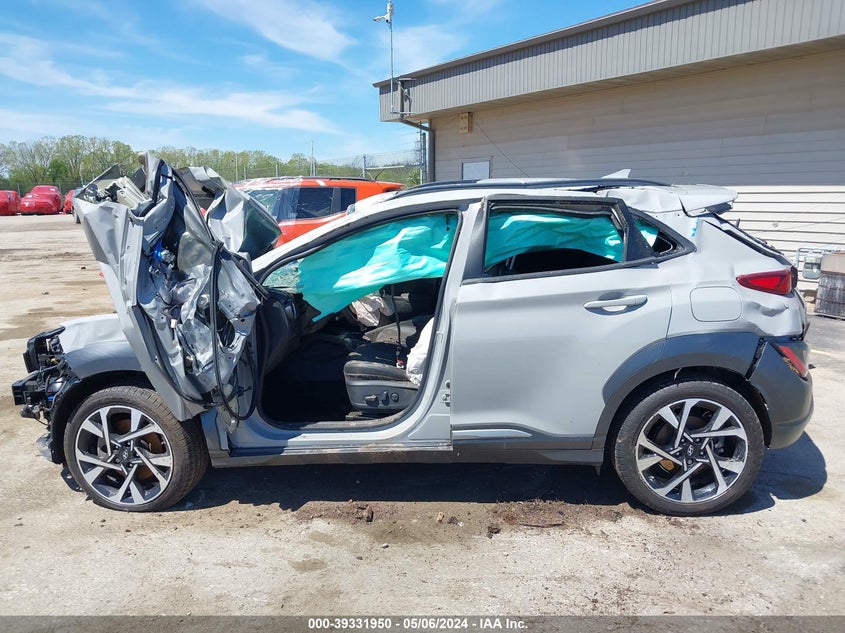 2022 HYUNDAI KONA LIMITED - KM8K5CA35NU879687