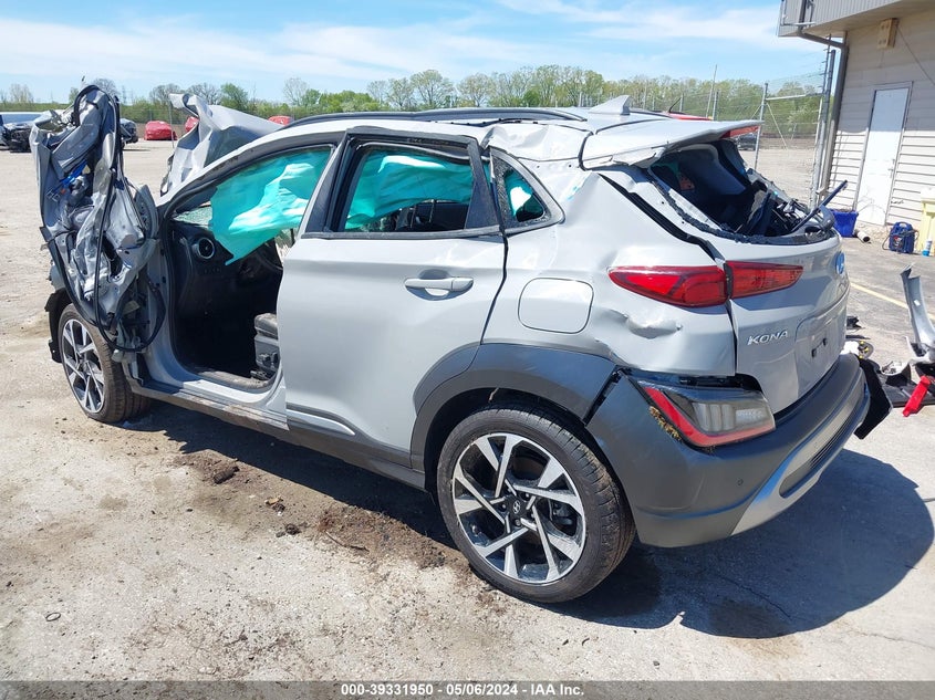 2022 HYUNDAI KONA LIMITED - KM8K5CA35NU879687